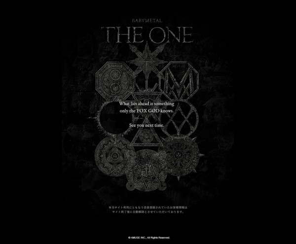 4月1日午前0時 Babymetalのthe Oneのウェブサイトに表示されたメッセージ 海外の反応 Babymetalize