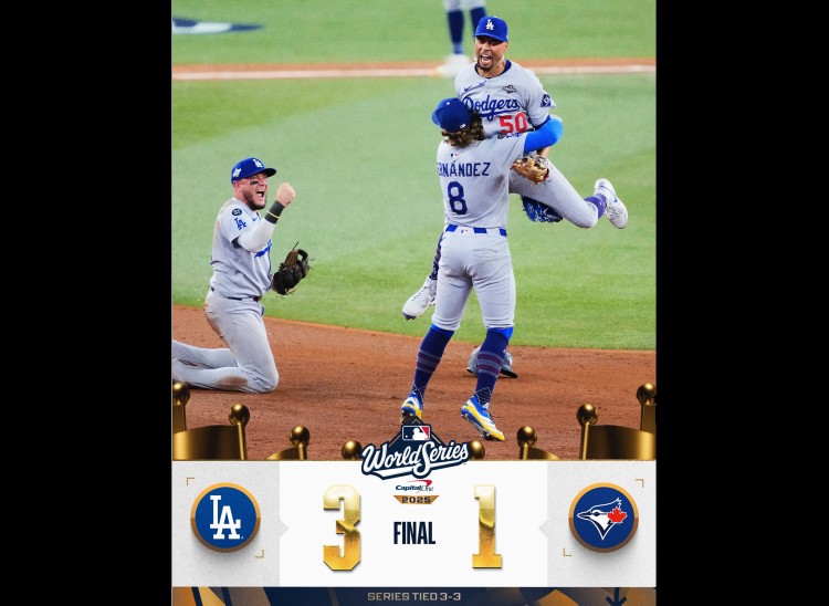 ワールドシリーズ第6戦でドジャースが3対1で勝利 ドジャースファンの反応